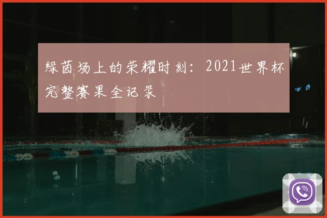 绿茵场上的荣耀时刻：2021世界杯完整赛果全记录